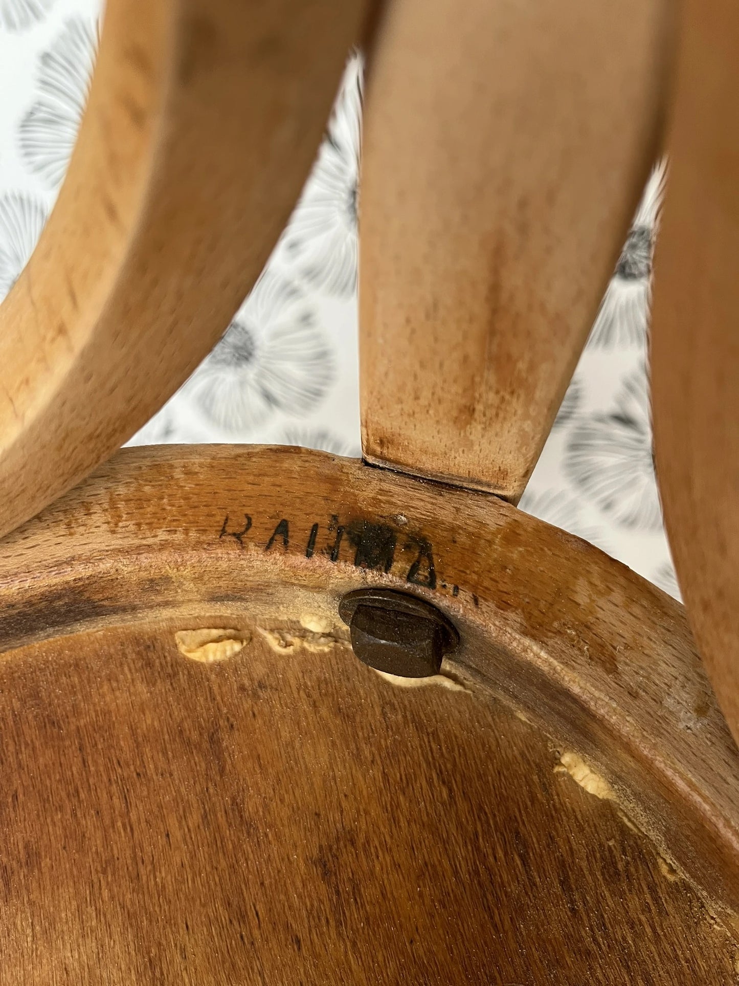 Chaise vintage bistrot Baumann Nao bois scandinave