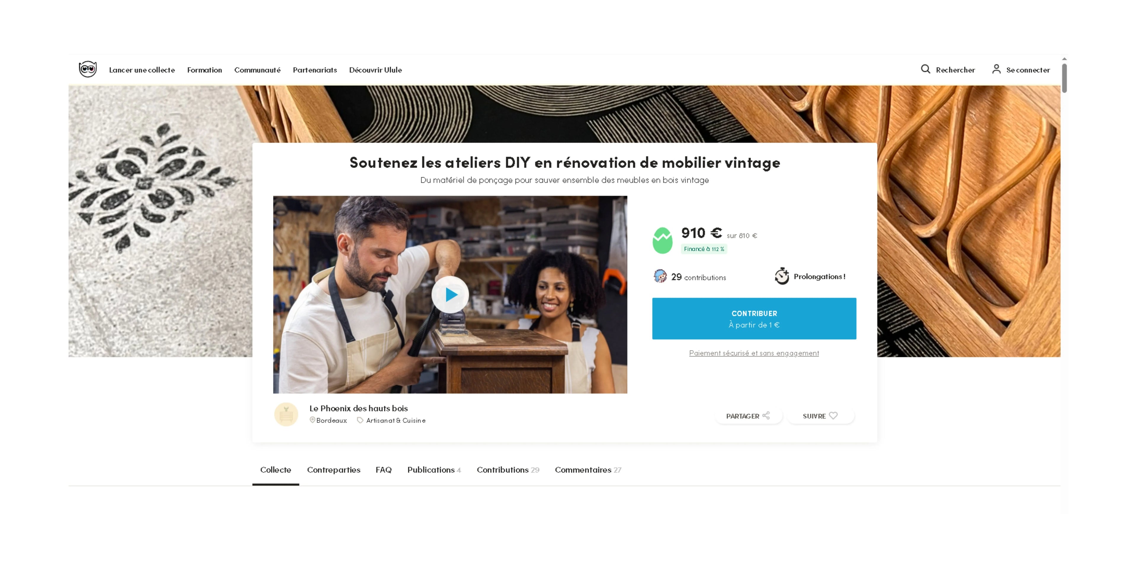 Ateliers créatifs DIY restauration meubles vintage Bordeaux