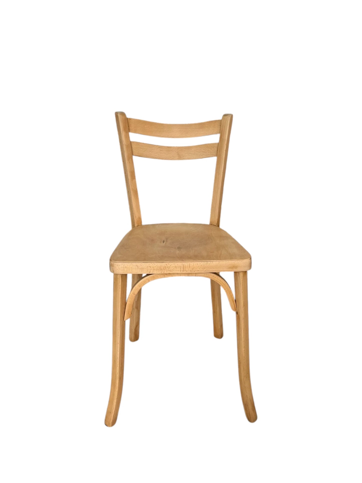 Chaise vintage bistrot Baumann Nao bois scandinave