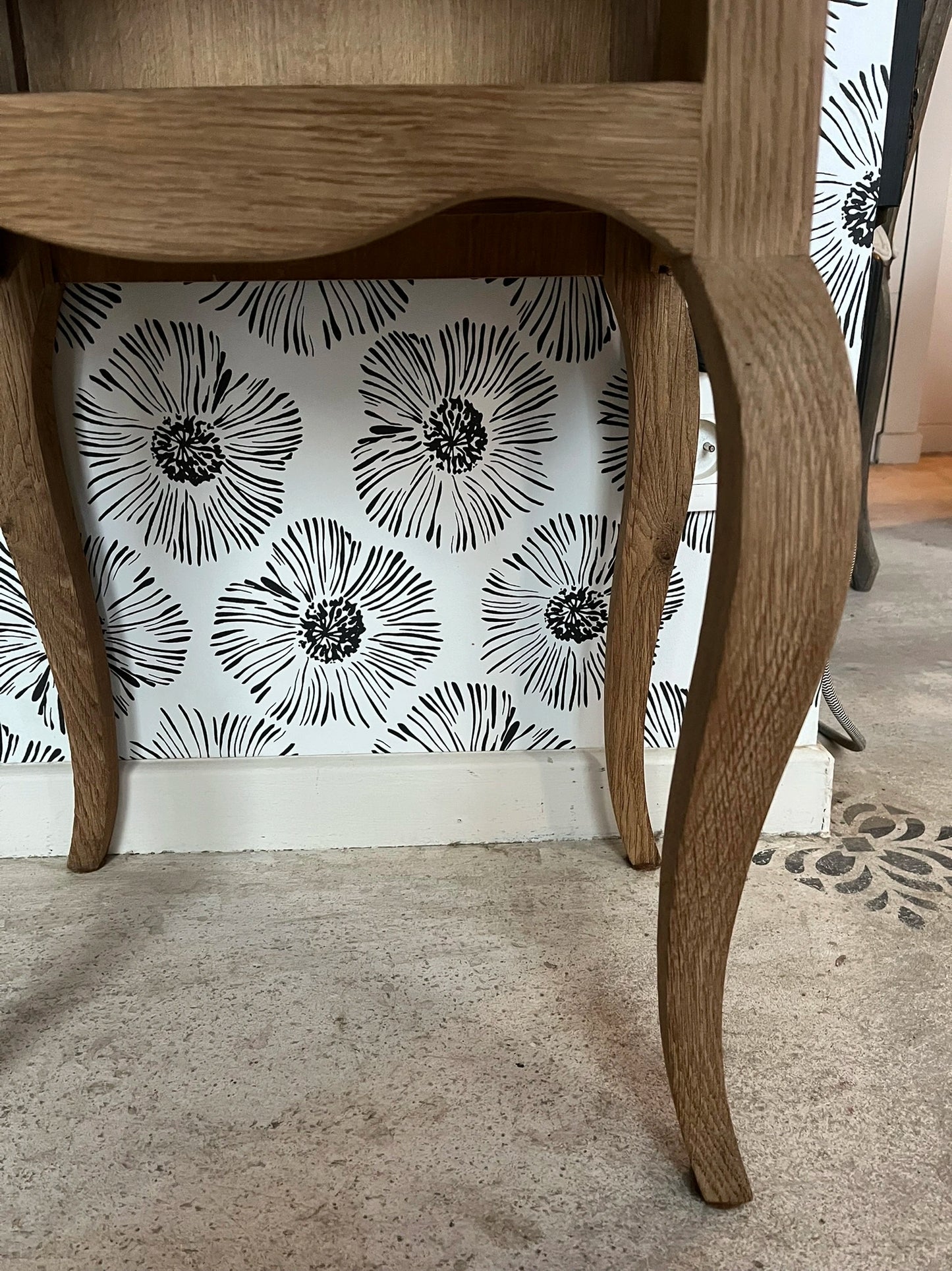 Duo paire tables de chevet vintage bois Zoé et Noé meubles appoint avec tiroirs