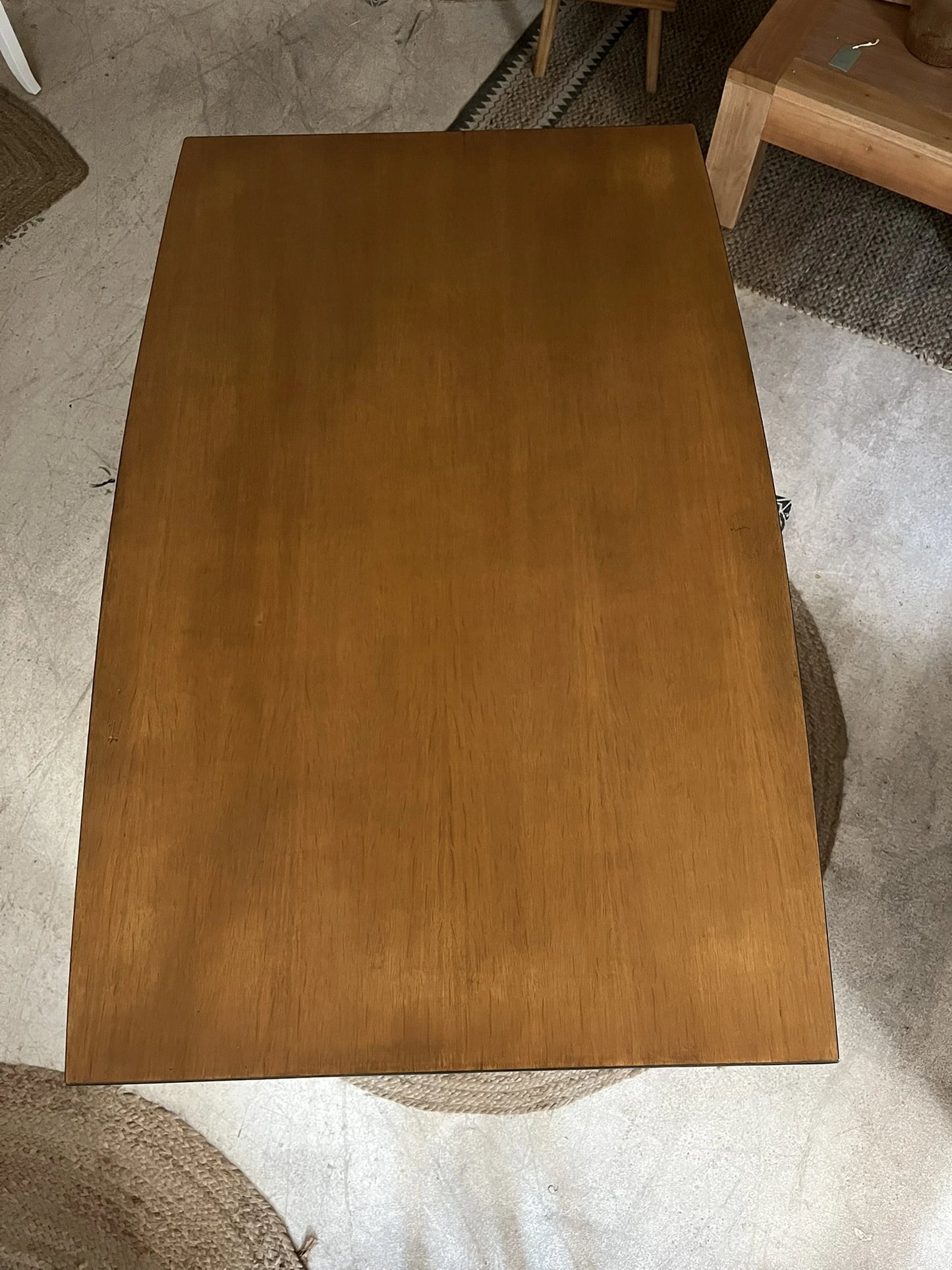 Table Gaïane bois et noir scandinave années 50-70