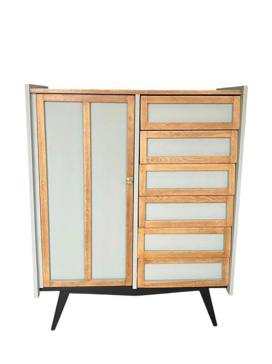 Buffet bois scandinave pieds compas