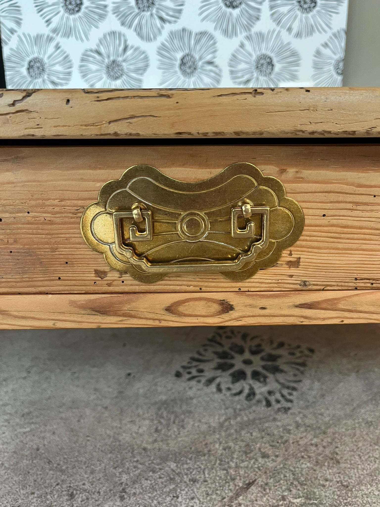 Table basse de ferme vintage Augusta