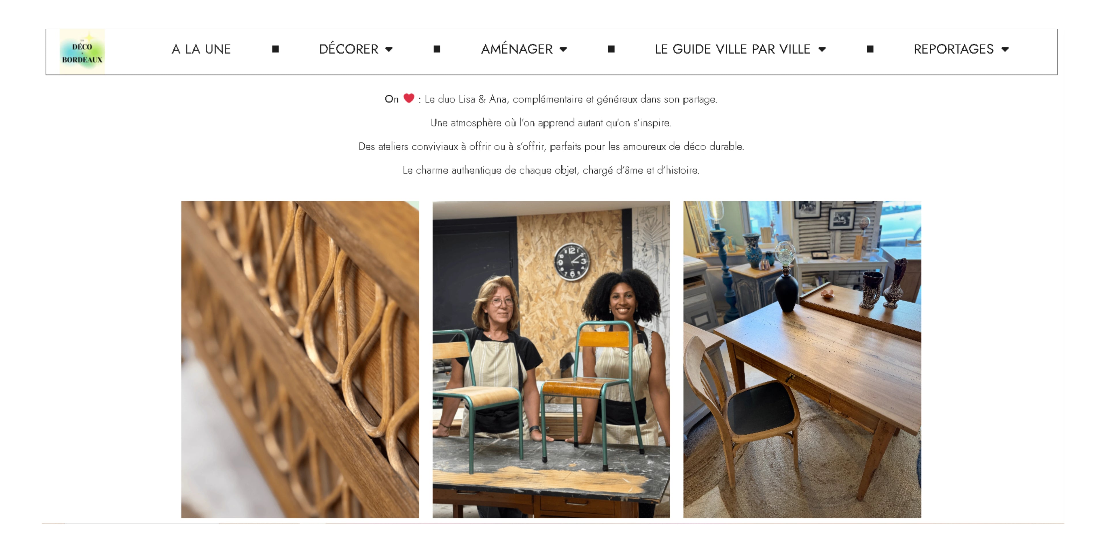 Upcycling Ateliers restauration bois vintage Bordeaux