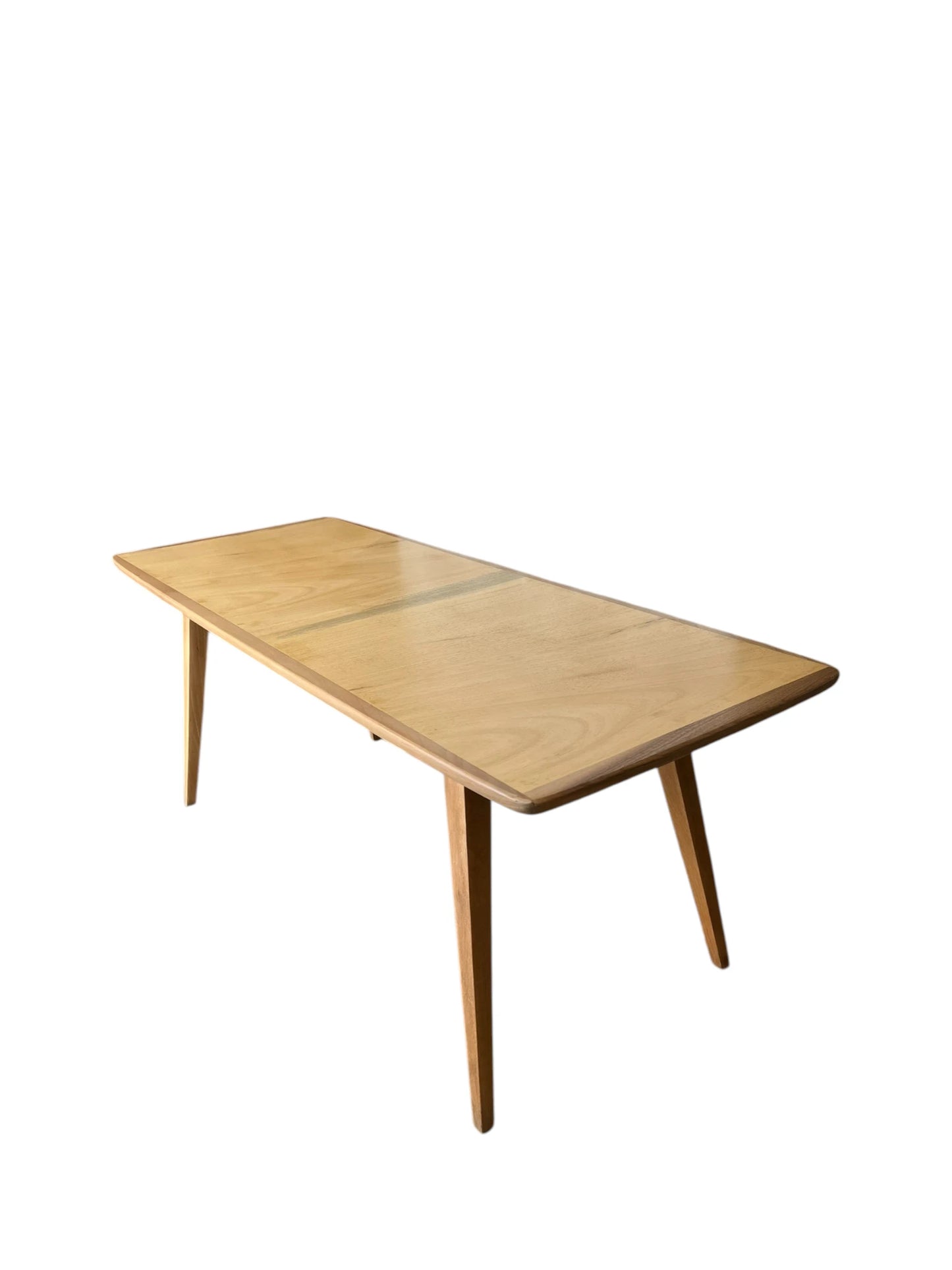 table basse Gina bois scandinave pieds compas années 50 années 60 années 70
