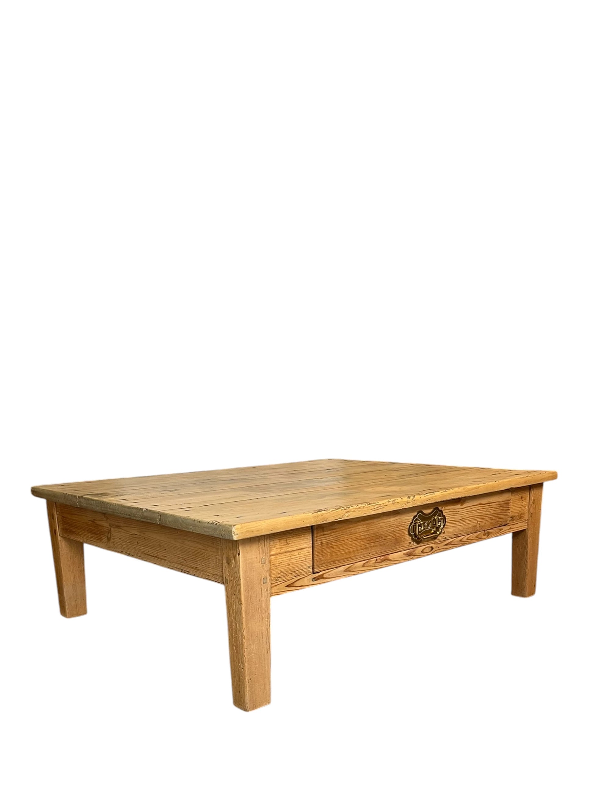 Table basse de ferme vintage Augusta